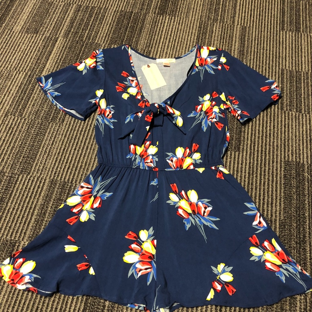 Adorable floral romper